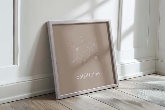 Poster „ca(t)ffeine“ Marli Designstudio