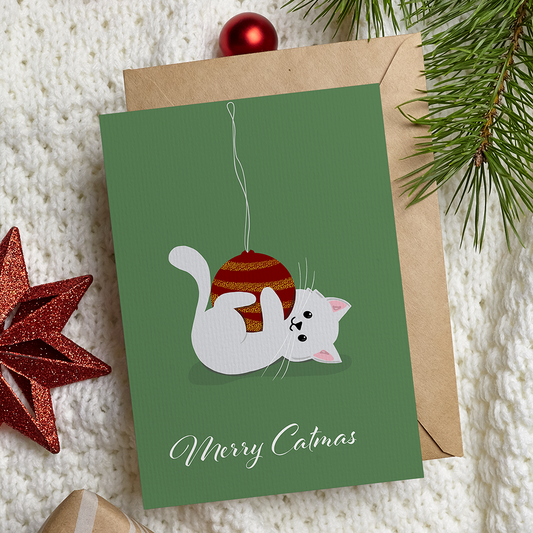 Postkarte "Weihnachtskugel" Marli Designstudio