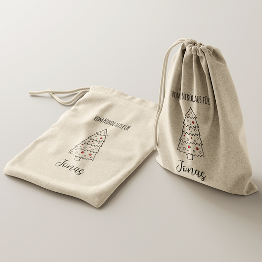 Personalisierter Nikolausbeutel Marli Designstudio