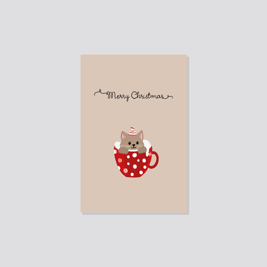Postkarte "Christmas Cappuccino" Marli Designstudio