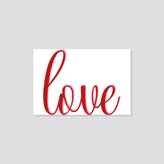 Postkarte „Love“ Marli Designstudio