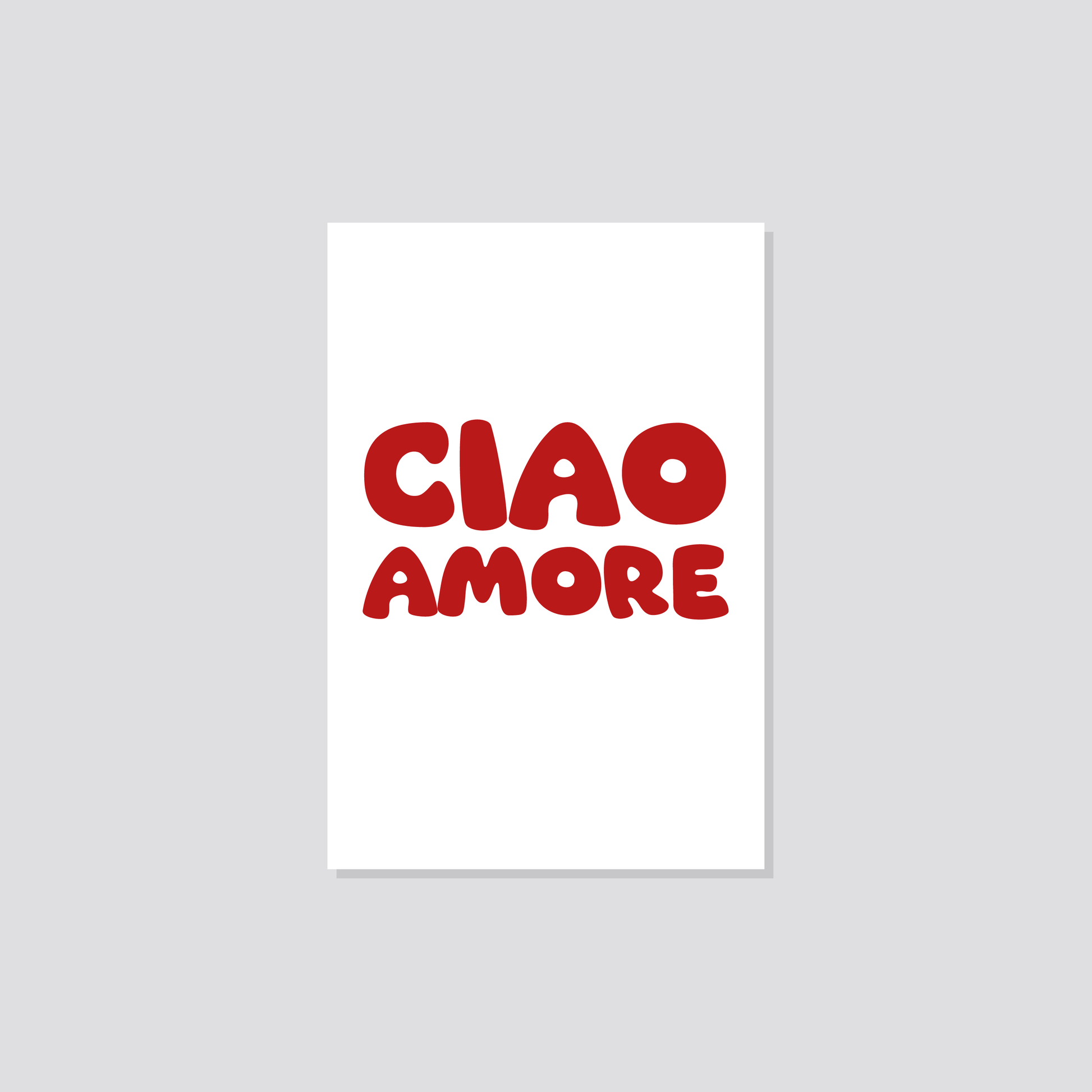 Postkarte „Ciao Amore“ Marli Designstudio