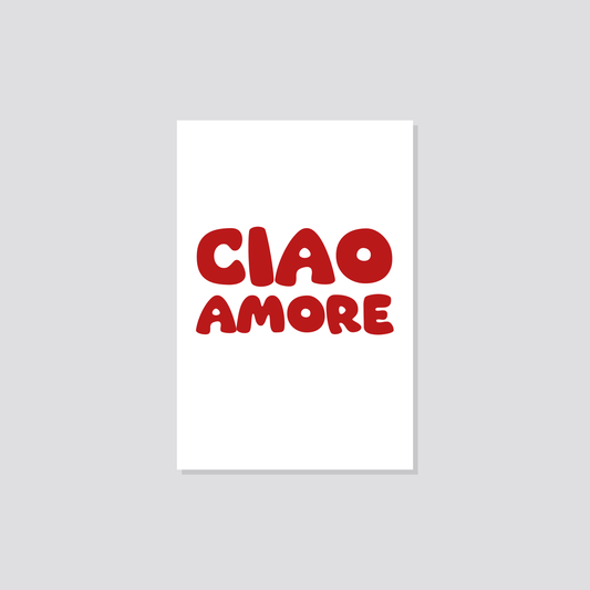 Postkarte „Ciao Amore“ Marli Designstudio