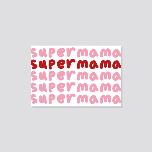 Postkarte „Supermama“ Marli Designstudio