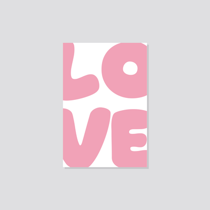 Postkarte „Love Rosa“ Marli Designstudio