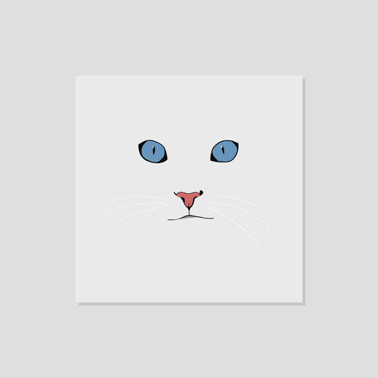 Poster „Daisy“ weiß Marli Designstudio