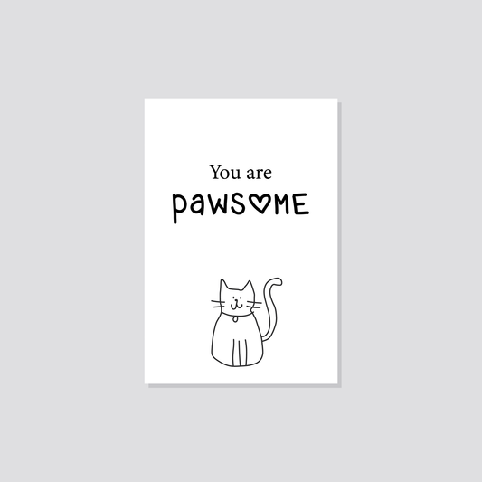 Postkarte „Pawsome“ Marli Designstudio