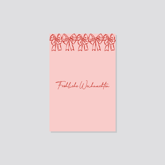 Weihnachtspostkarte „Fröhliche Weihnachten" Marli Designstudio