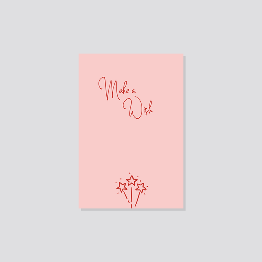 Weihnachtspostkarte „Make a Wish" Marli Designstudio