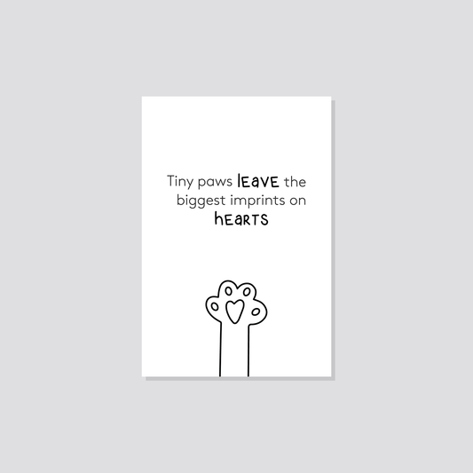 Postkarte „Tiny Paws“ Marli Designstudio