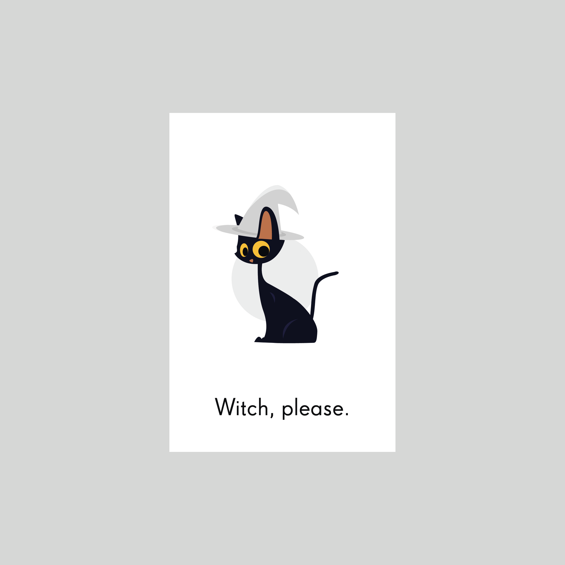 Postkarte Halloween „Witch, please" Marli Designstudio