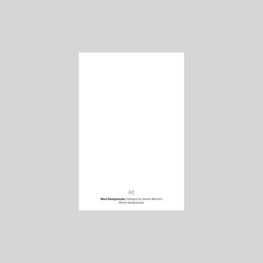 Postkarte „I love you more“ Marli Designstudio