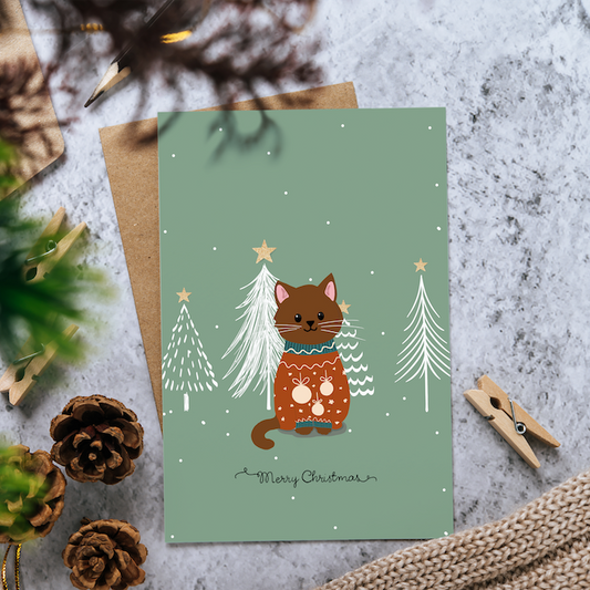 Postkarte "Sweater" Marli Designstudio