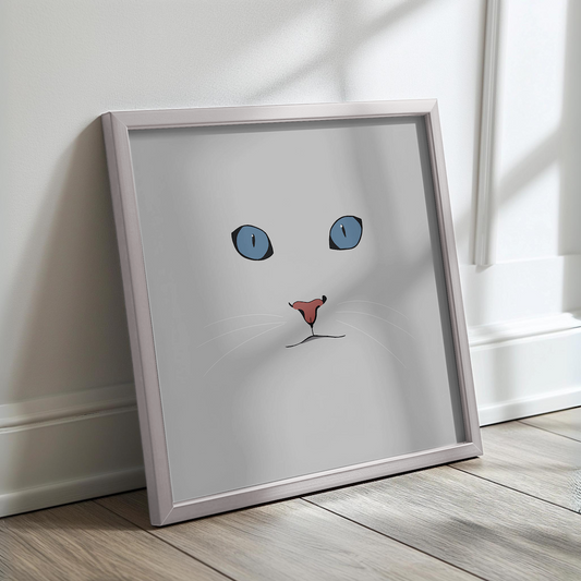 Poster „Daisy“ weiß Marli Designstudio