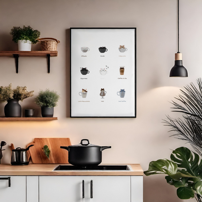 Poster „Catfee Guide“ Marli Designstudio