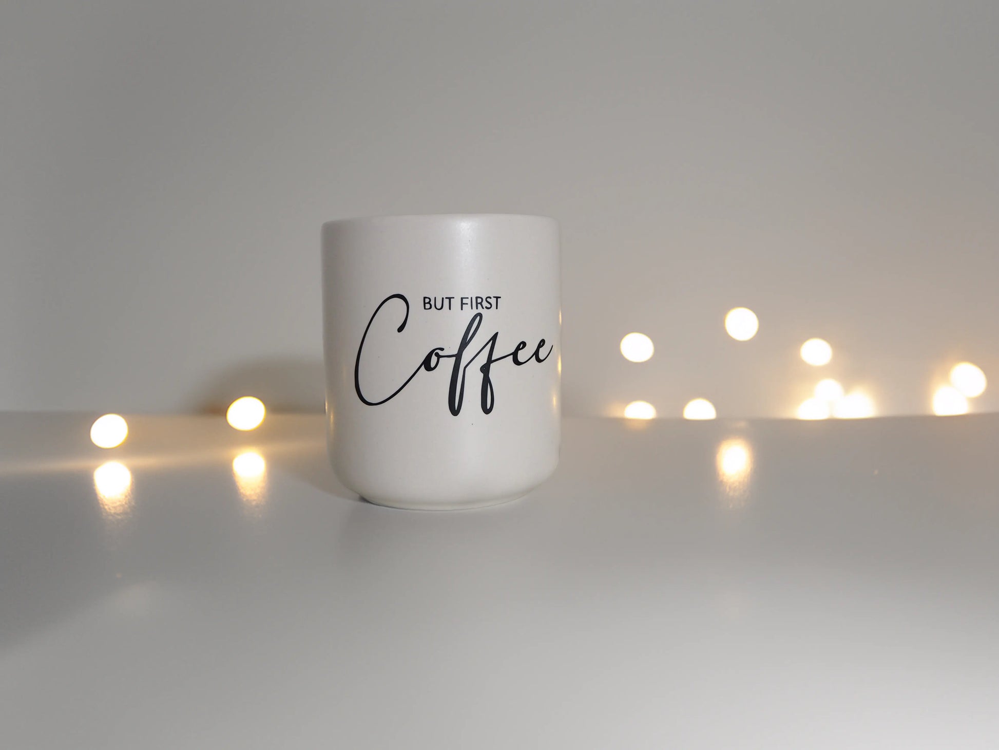 Kaffeetasse „But First Coffee“ Marli Designstudio